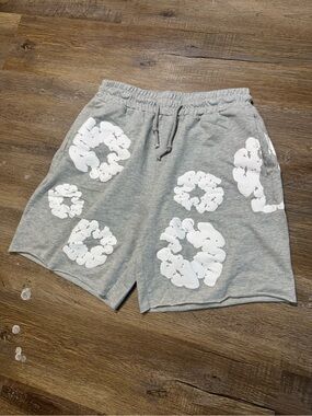 Mens Denim Tears Grey Shorts